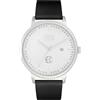 Enrico Coveri Orologio Uomo ENRICO COVERI ECTC016 Pelle Nero Bianco 42mm Man