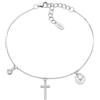Amen Bracciale Donna AMEN BRCRPEBBZ Argento 925% Croce