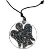 ROBERTO GIANNOTTI Collana ANGELI ROCK SOUL GIA304R Argento 925% Swarovski Nero
