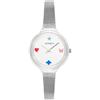 Jack & Co. Orologio Donna JACK & CO JW0161L5 Acciaio Maglia Milanese Silver Mesh Cuore