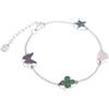 Jack & Co. Bracciale Donna JACK & CO. JCB0851 Argento 925% Swarovski Charms Cuore Farfalla