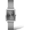 Jack & Co. Orologio Donna JACK & CO JW0135L1 Acciaio Maglia Milanese Swarovski Nero Mesh