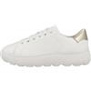 Geox D Spherica Ec4.1 B, Scarpe da Ginnastica Donna, Oro Bianco, 36 EU