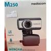 MediaCom Webcam con Microfono Mediacom M250 Usb 2.0 Jack 3,5