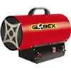 GLOBEX GENERATORE ARIA CALDA 30KW A GAS STUFA CANNONE RISCALDATORE 650MQ/H COMPLETO