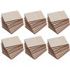 60pcs placca di legno non finito decorazione della casa card making