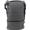 Lightpak 46200 - Zaino per computer portatile da 15,6, in poliestere 600D, con porta di ricarica USB, 43 x 30 x 14 cm, colore: Grigio, grigio., ca. 43 x 30 x 14 cm, Rucksack