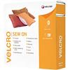 VELCRO Brand Dischetti riapribili da cucire 20mm x 10m Bianco