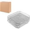 Rack per friggitrice ad aria da 3 pezzi, supporto per frutta, cucina