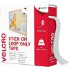 VELCRO Brand Nastro femmina adesivo 20mm x 10m Bianco