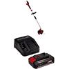 Einhell GE-CT 36/30 LI e solo 3411300 Tagliabordi Elettrico Senza Fili Senza Asse & Pxc Starter Kit 18 V, Batteria 2,5 Ah E Caricabatteria Power X-Change, Nero Rosso, 10 x 15 x 11.3 Cm