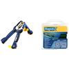 Italfrom Pinza da Giardino Rapid FP216 con Caricatore per Rete Metallica & Rapid 40108797 Punti per Reti, Verde