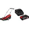 Einhell 3413266 Tosaerba a Batteria, 18 Volt + 2,5 Ah Power X-Change Batteria