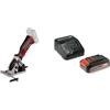 Einhell Mini Sega Circolare Manuale a Batteria Te-Cs 18/89 Li-Solo Power X-Change + 2,5 Ah Power X-Change Batteria