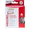 VELCRO Brand Nastro femmina adesivo 19mm x 125 Bianco | Dischetti a strappo con retro adesivo, ideali per casa, scuola e ufficio