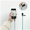 Microfono omnidirezionale clip-on 2mt jack 3,5 Samsung Galaxy A72