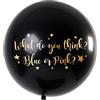 Folat 69346 Palloncino Gender Reveal Girl Metallic - 90 cm Palloncini per Aria e Elio kit per Gender Reveal Baby Shower
