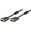 Goobay 94112 Cavo DVI-D FullHD Dual Link dorato - Spina DVI-D Dual Link (24+1 pin) > Spina DVI-D Dual Link (24+1 pin)