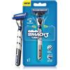 Gillette Rasoio da uomo Gillette Mach3 Turbo con tecnologia Flexball | Confezione da 1...