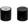 cyclingcolors 2x Ammortizzatori silent block gomma boccola blocco silenzioso giunti cuscinetti supporto moto auto trattore rimorchio, femmina solida M4x4mm 10x10mm