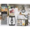 Hoomey Frullatore Elettrico Blender Tritaghiaccio Multifunzione Inox 600W 1.7 L HM-6735