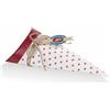 Officina Grafica CONO PORTA CONFETTI PRUGNA COMUNIONE CRESIMA BATTESIMO NASCITA MATRIMONIO COF10p