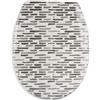 MSV Sedile WC, Grigio, 45.5 x 37 x 5 cm, 43 Pezzi
