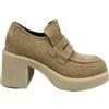 JANET&JANET Scarpe Janet&Janet mocassini Brooke 04154 in pelle scamosciata cammello