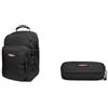 EASTPAK PROVIDER Zaino, 111 cm, 107 L, Nero (Black) & OVAL SINGLE Astuccio, 84 cm, Nero (Black)
