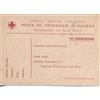 1943 CROCE ROSSA ITALIANA POSTA DEI PRIGIONIERO DI GUERRA FRANCHIGIA