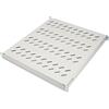 DIGITUS Ripiano - profondità variabile - per Installazione Fissa - 19 Pollici - 1U - Portata 50 kg - per armadi di Rete e Server - A Partire da 800 mm di profondità dell'Armadio - Grigio
