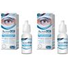 AlovisGel Liquid-Gel 3in1 - Collirio Sterile Lubrificante, Idratante, Rinfrescante per Occhi Secchi. Con Acido ialuronico ed Aloe Vera gel - Bipack 2x10 ml