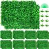 VEVOR Artificiale Pannello Siepe di Bosso UV 24 Pezzi 61 x 40,6 cm Edera Finta