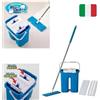 Lavapavimenti Strizza e Asciuga Hurricane in and Out Mop Pulizia Casa Pavimento