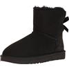 UGG Mini Bailey Bow Ii, Stivali Classici Donna, Nero, 36 EU