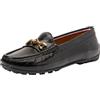 Geox Mocassino da Donna D Kosmopolis +Grip W, Nero, 42 EU
