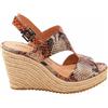 CHATTAWAK 11 giacinto37, Sandali con Tacco Donna, Rosso, 37 EU