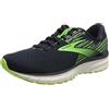 Brooks Defyance 12 1103801B487, Scarpe da Corsa Uomo, Peacoat/Airone/Geco Verde, 46.5 EU
