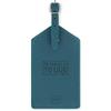 Legami - Etichetta Bagaglio, Luggage Tag per Valigia, Accessorio per Viaggio Aereo Crociera Treno, Tag del Bagaglio per Proteggi Dati in Pelle PU e Microfibra, Petrol Blue