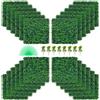 VEVOR Artificiale Pannello Siepe di Bosso UV 24 Pezzi 50,8x50,8 cm Edera Finta