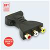 HDMI to 3 RCA Full HD Video 1080P AV Scart Composito Convertitore Adapter