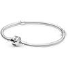 Pandora Bracciale Pandora Moments Con maglia snake 590702HV Bracelet Barilotto Silver