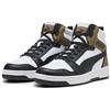 PUMA REBOUND V6 scarpe uomo alte sneakers mid casual basket run pelle lacci