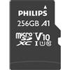 Philips Microsdxc 256gb Class 10 Uhs-i U1 Memory Card Trasparente