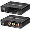 HDTV Convertitore HDMI-compatibile Digitale ad analogico Estrattore audio ARC