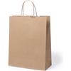 Subitodisponibile 25 PZ Shopper in carta da finitura naturale da 100g 25X31 cm 01FS