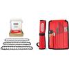 Oregon 91P033X3 Confezione da 3 Catene per Motosega Telescopica 3/8 LP da 33 Maglie di Trasmissione, 1.3mm, per Barre da 20 cm, Compatibili con Bosch, Black & Decker, Ryobi ed altre marche