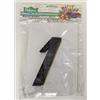 Subitodisponibile Numero 1 NERO GLITTERATO in polistirolo Decorazione CAKE TOPPER 0ZUQ