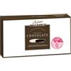 Subitodisponibile Confetto CIOCCOLATO FONDENTE CLASSICO ROSA 1 kg 0ACP