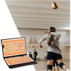 Lavagna pieghevole per allenatori di pallavolo a 2 lati per gli accessori